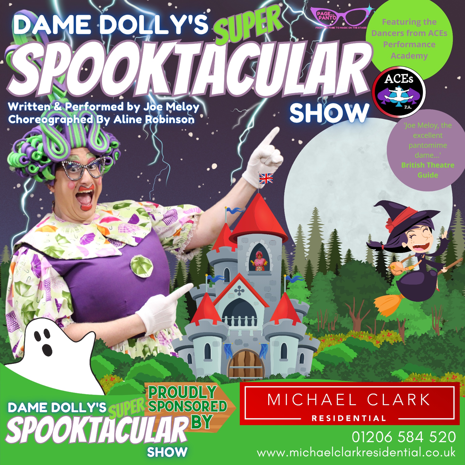Dame Dolly's Super Spooktacular West Cliff Web